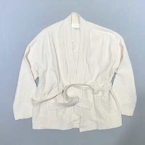 Blank NYC Cream color Kimono style Jacket Sz M